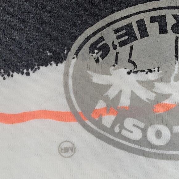 Vintage 90s Carlos-N-Charlies Shirt Womens XL 21x26 Striped - Picture 13 of 15